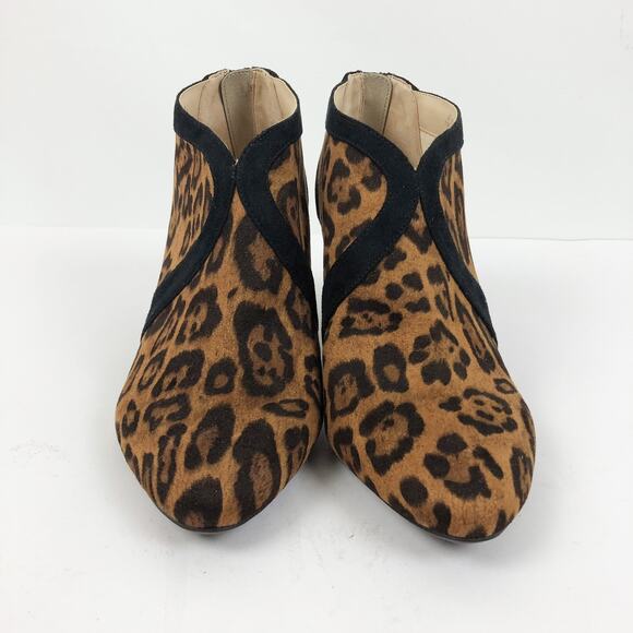 LifeStride Womens Glamour Ankle Boots 11M Leopard Brown Black Pointed Toe NWB - Picture 5 of 13